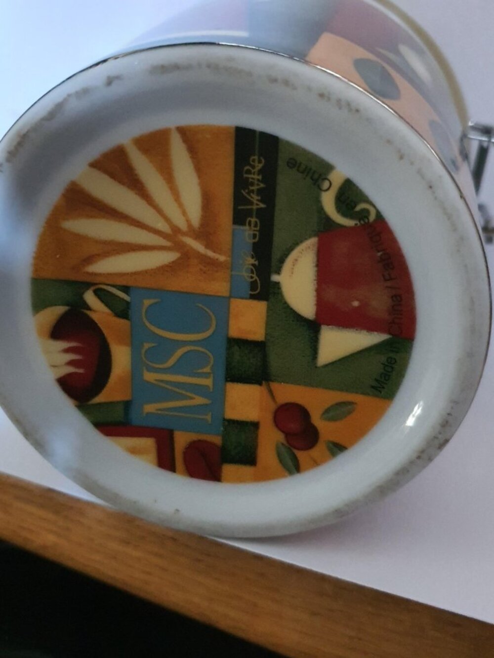 Vintage Ceramic Coffee Canister By Joie de Vivre (M) - Picture 7 of 9